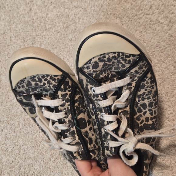 Coach Leopard Print Sneakers - Picture 3 of 5